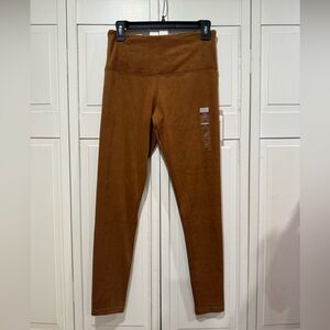 Natural reflections‎ faux suede leggings size small NWT